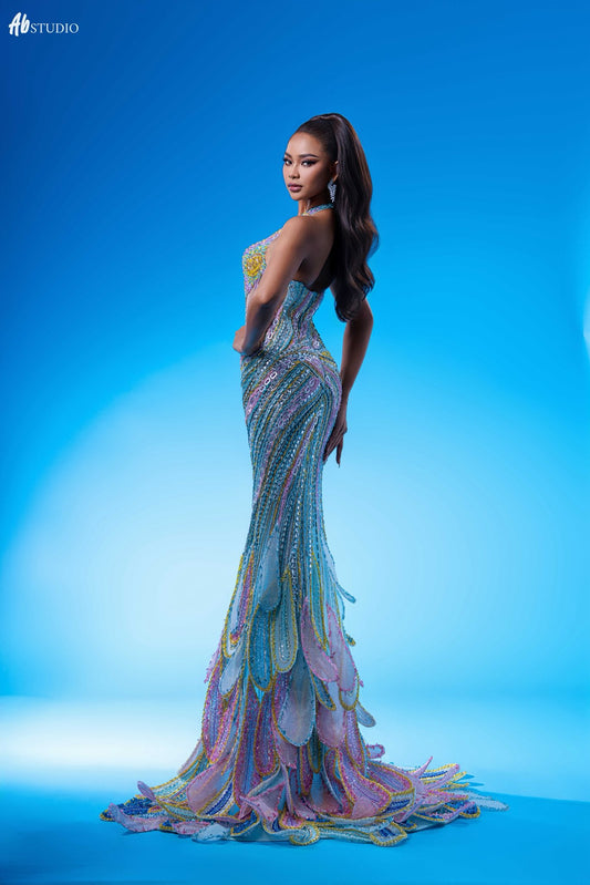 The Rainbow Phoenix Gown