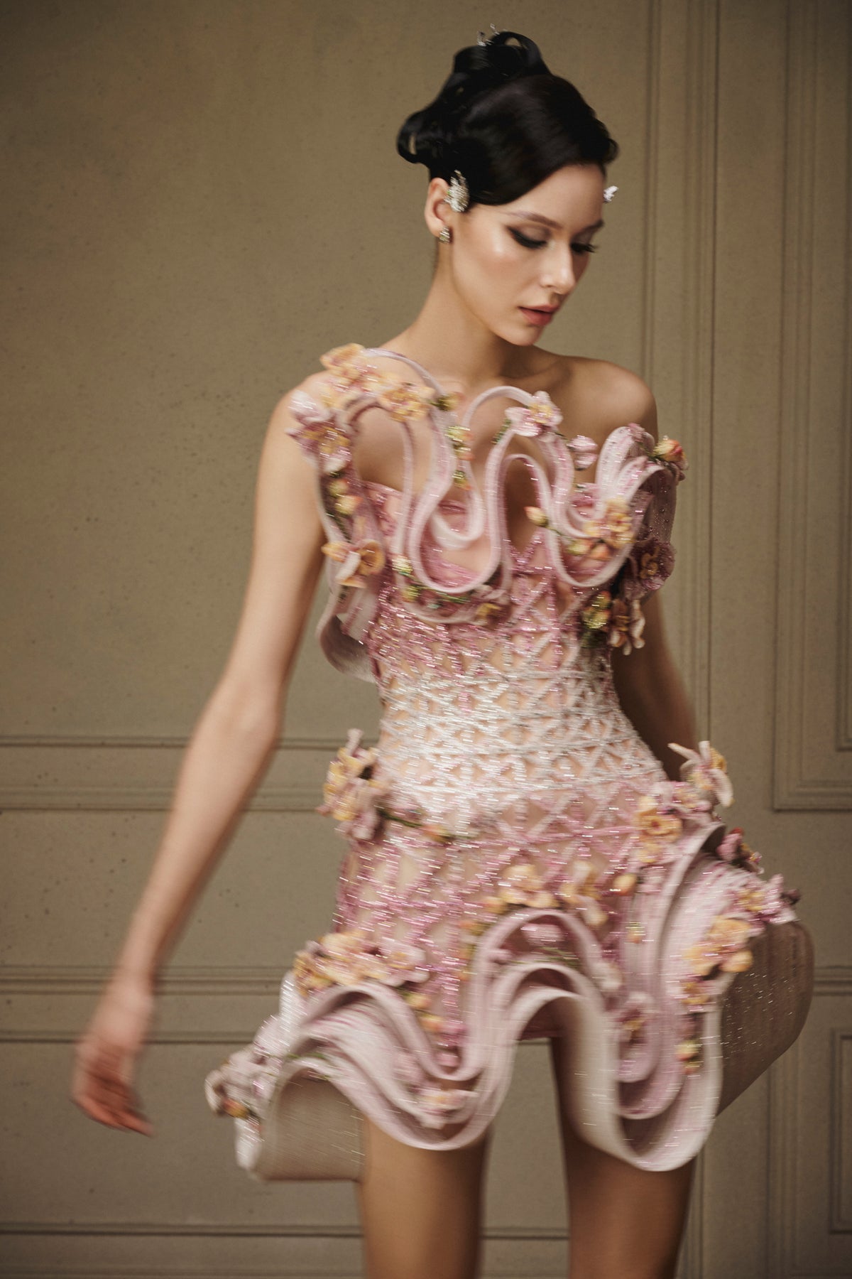 LOOK 13 — Orchid Majesty