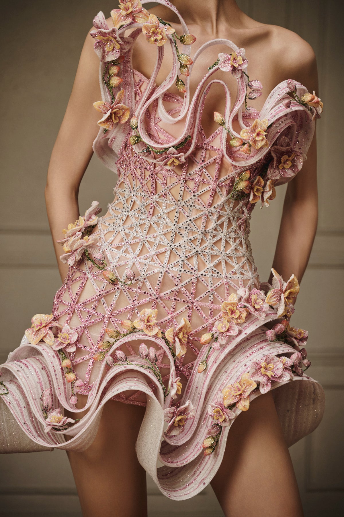 LOOK 13 — Orchid Majesty