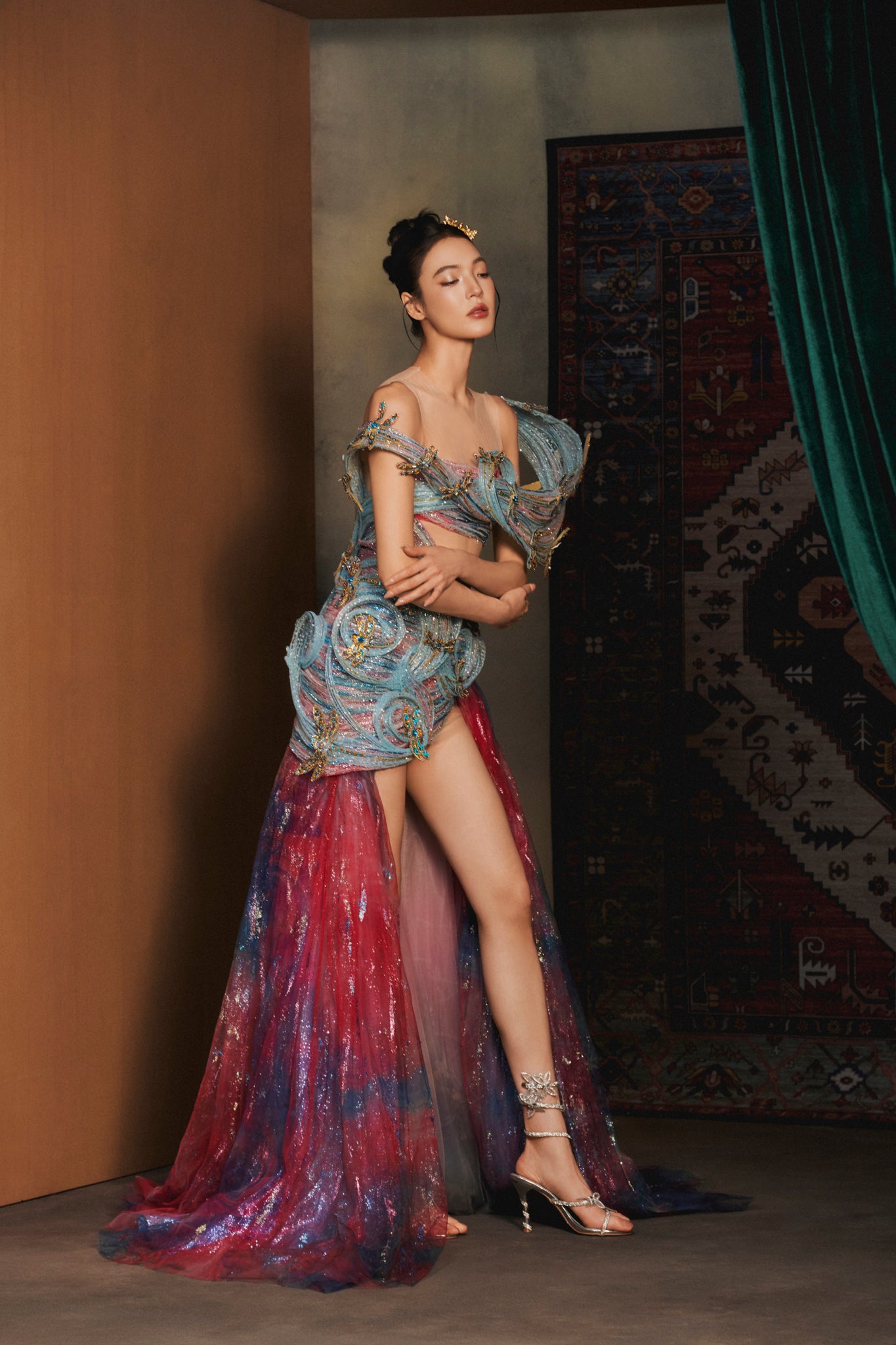 LOOK 1 — Crimson Nebula Bloom