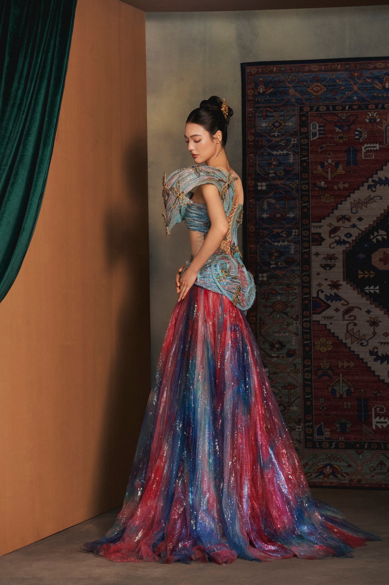 LOOK 1 — Crimson Nebula Bloom