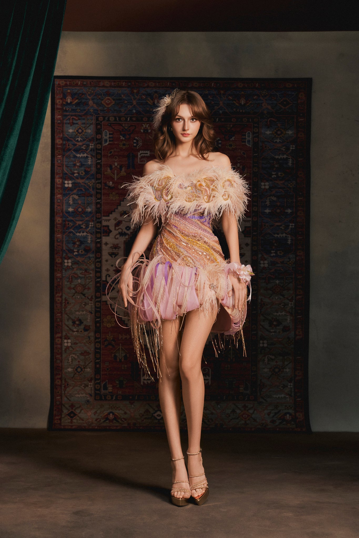 LOOK 6 — Blushing Dawn