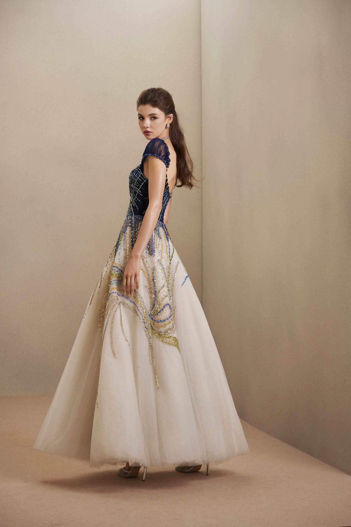 dream angels evening dress LOOK 2: Celestial Dream Gown Alme Couture