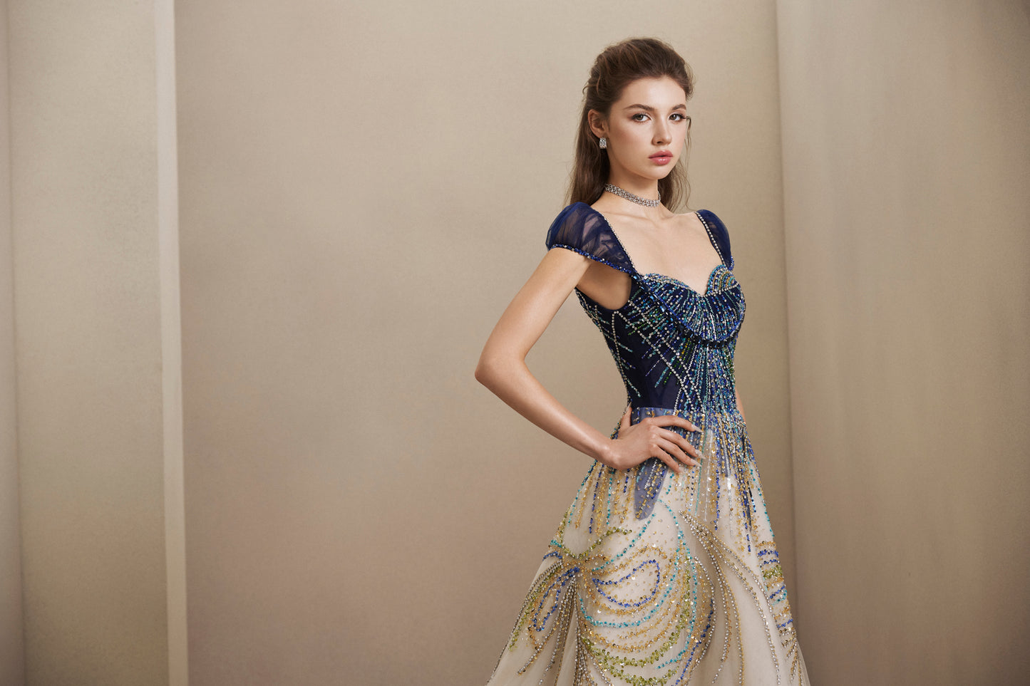 LOOK 2: Celestial Dream Gown