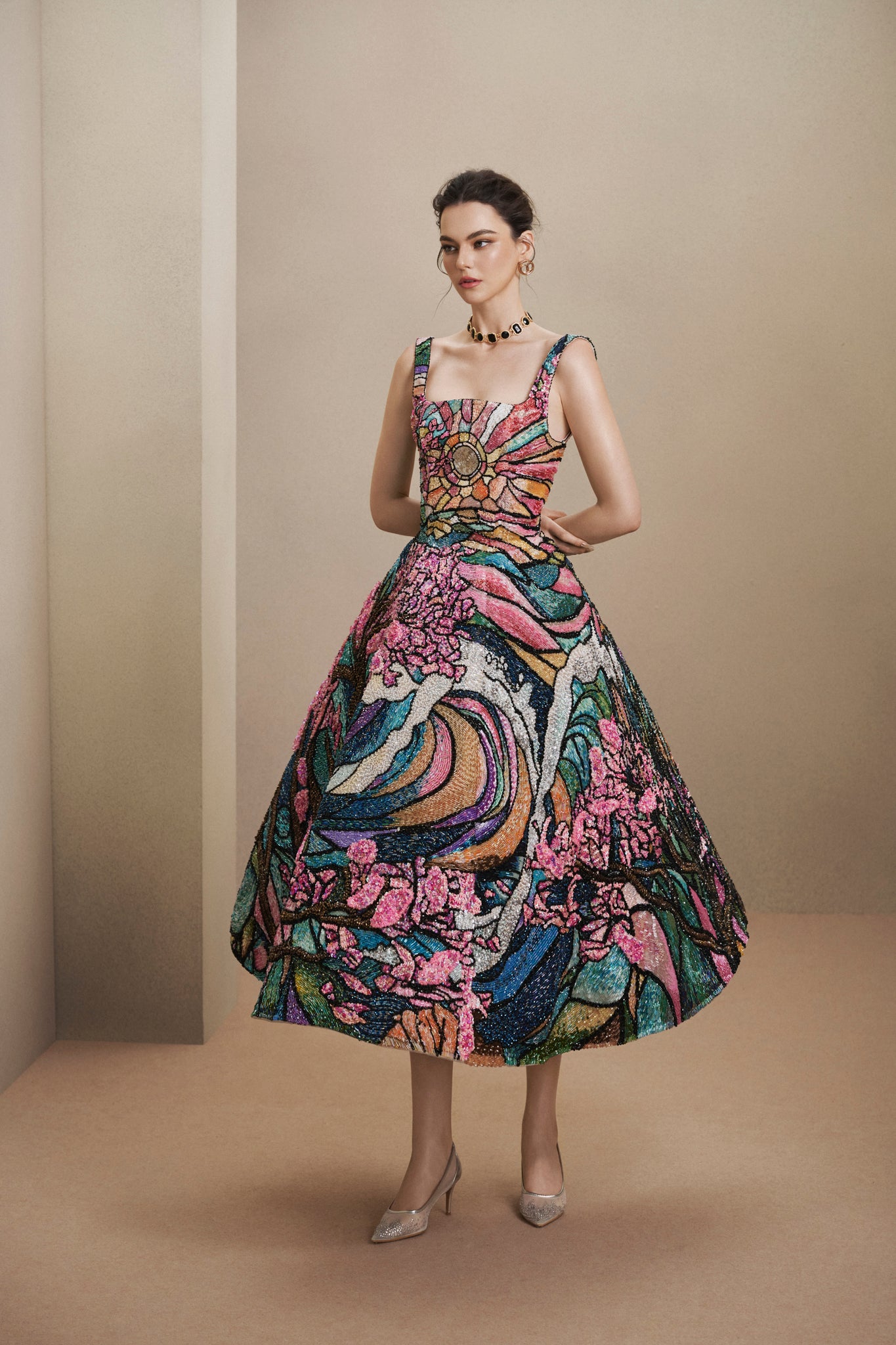 LOOK 4: Blossom Mosaic