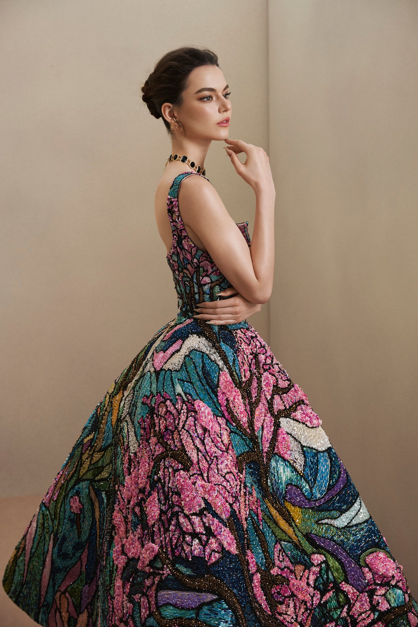 LOOK 4: Blossom Mosaic