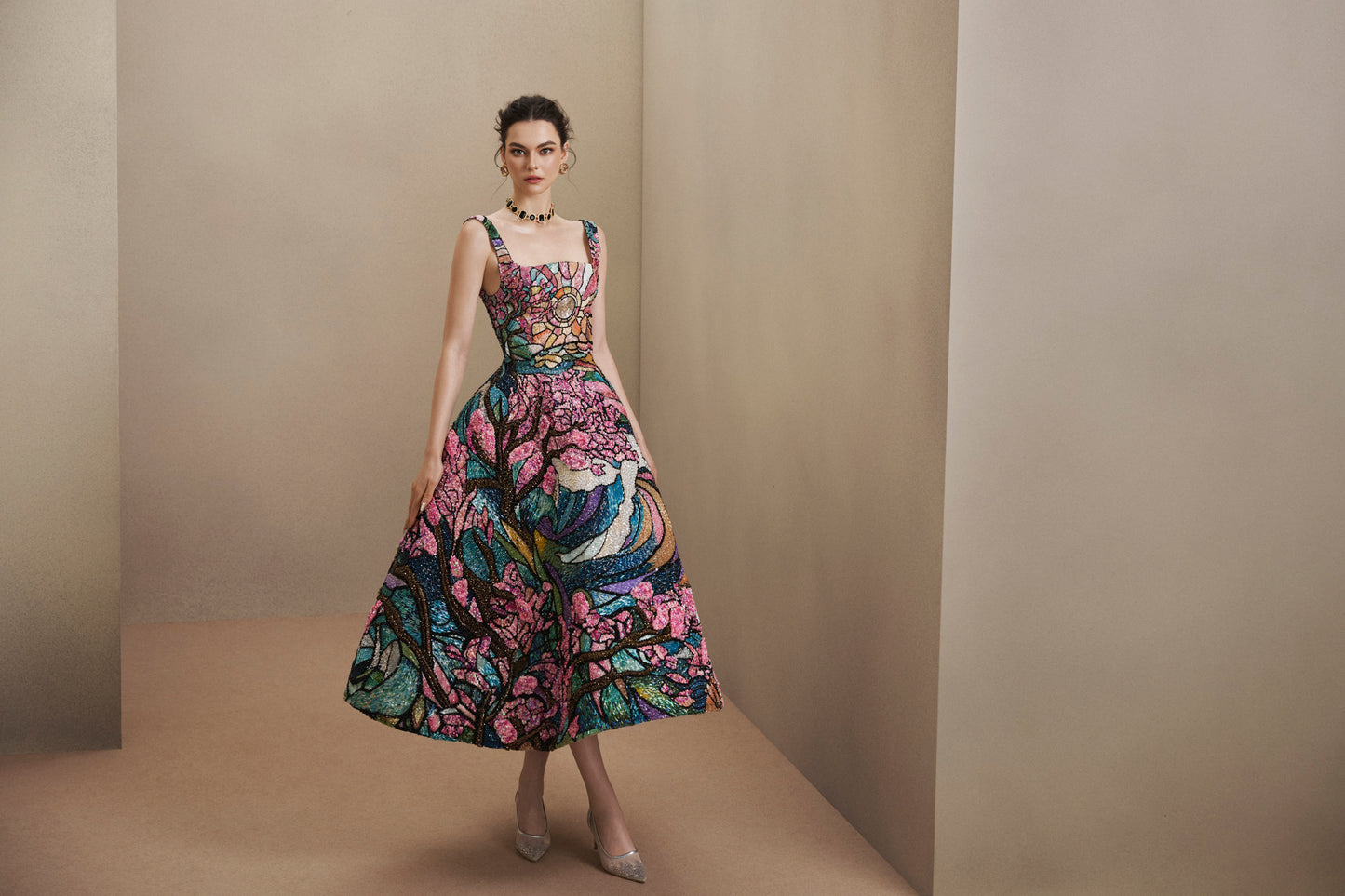 LOOK 4: Blossom Mosaic