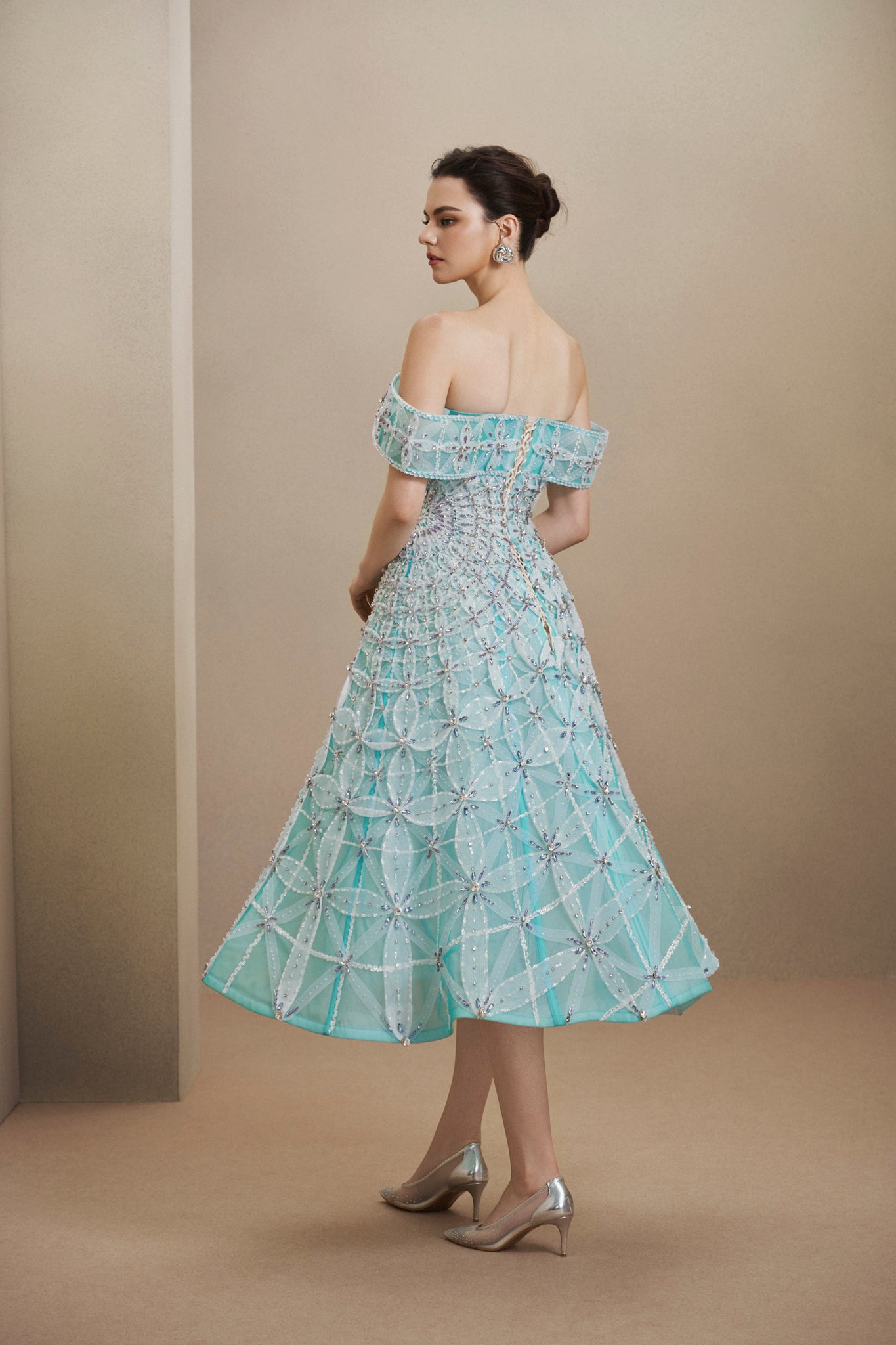 LOOK 12: Ocean Bloom Gown