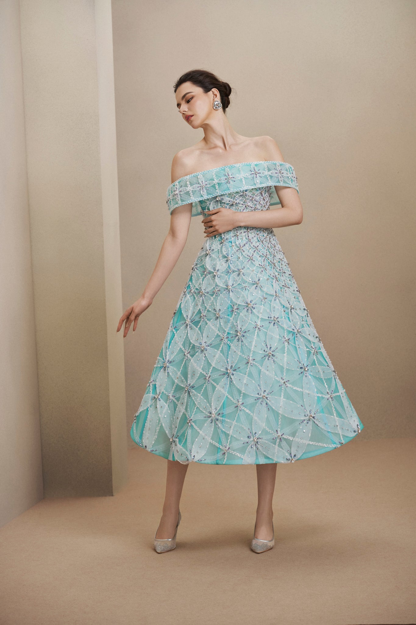 LOOK 12: Ocean Bloom Gown