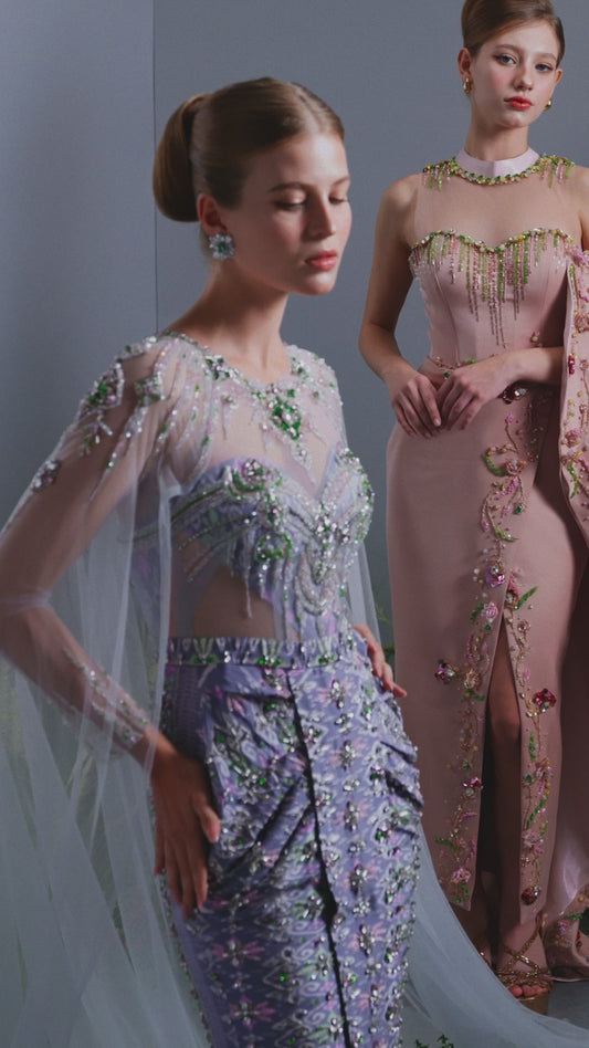 LOOK 6: Blush Heritage